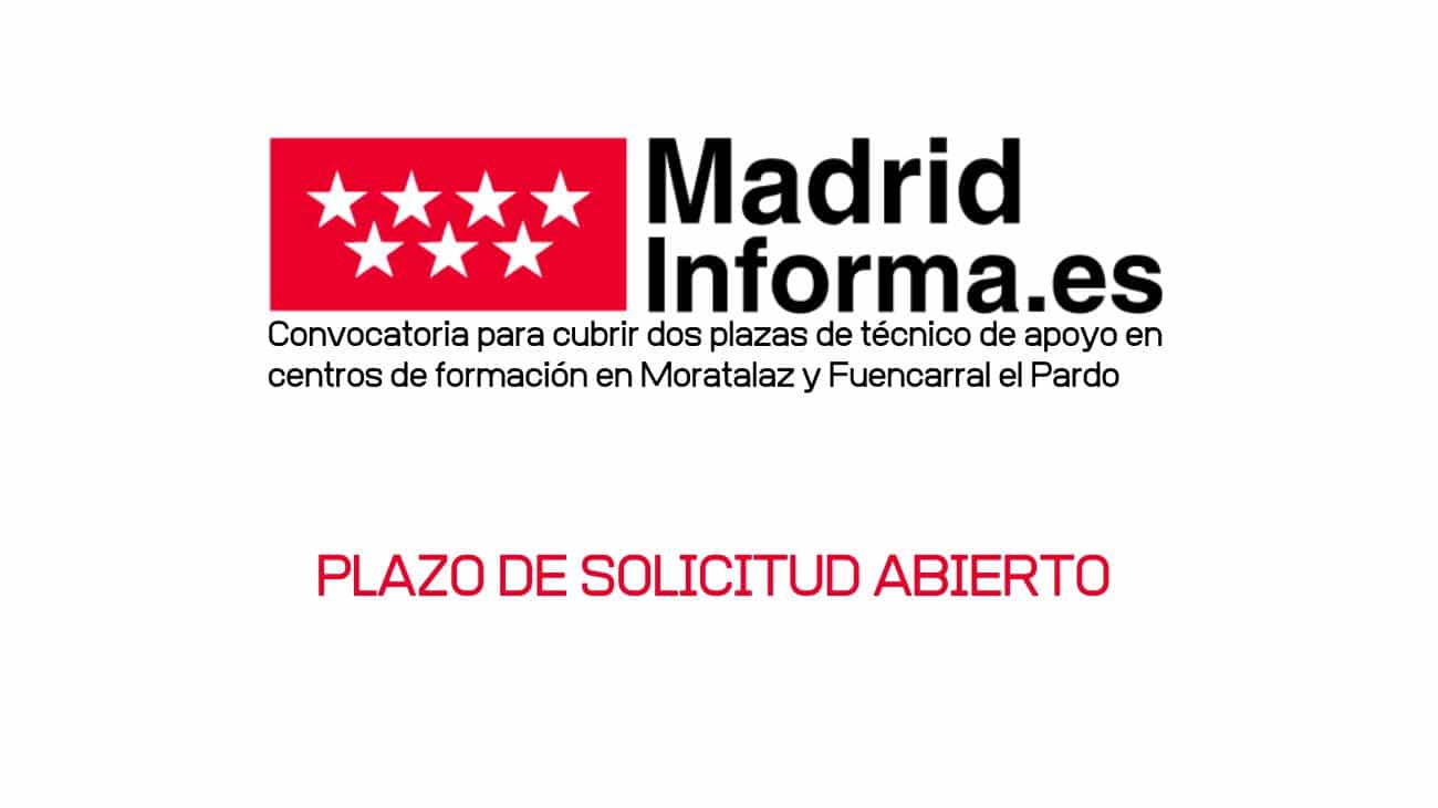 técnico de apoyo en centros de formación