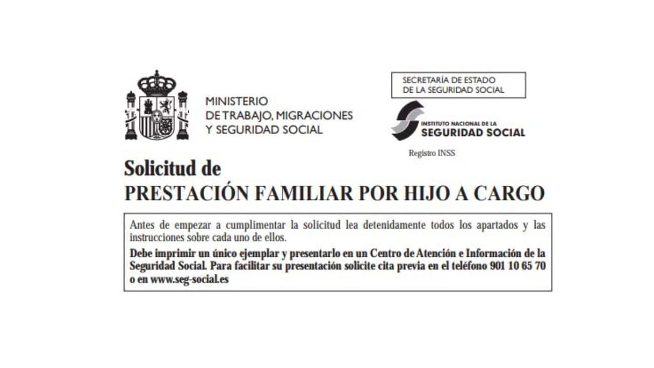 prestación hijo a cargo discapacidad