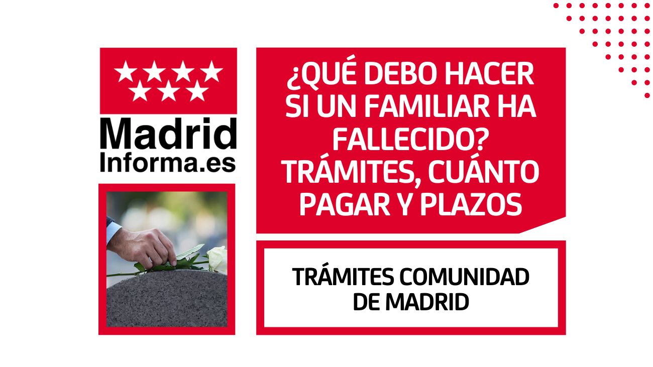 qué hacer si un familiar ha fallecido