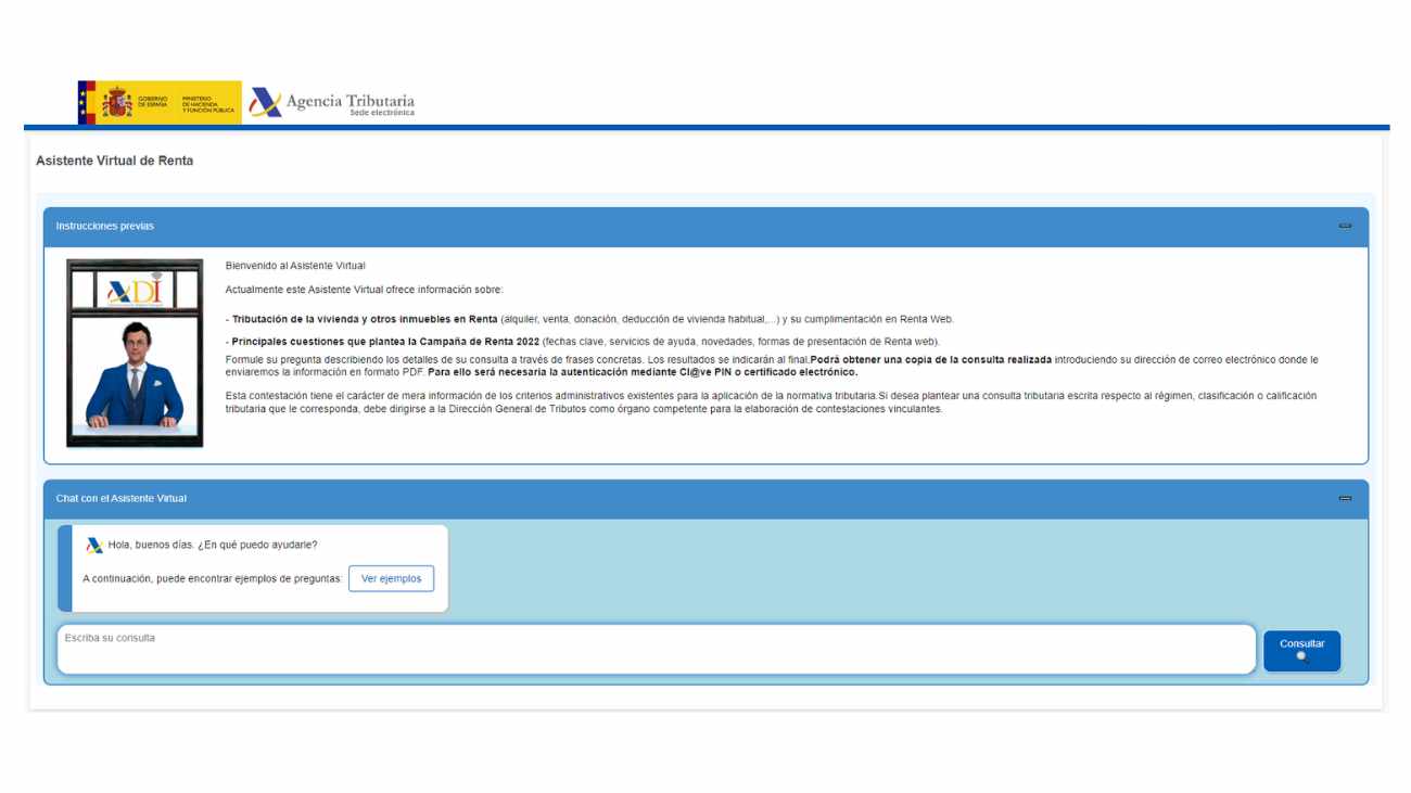 asistente virtual renta