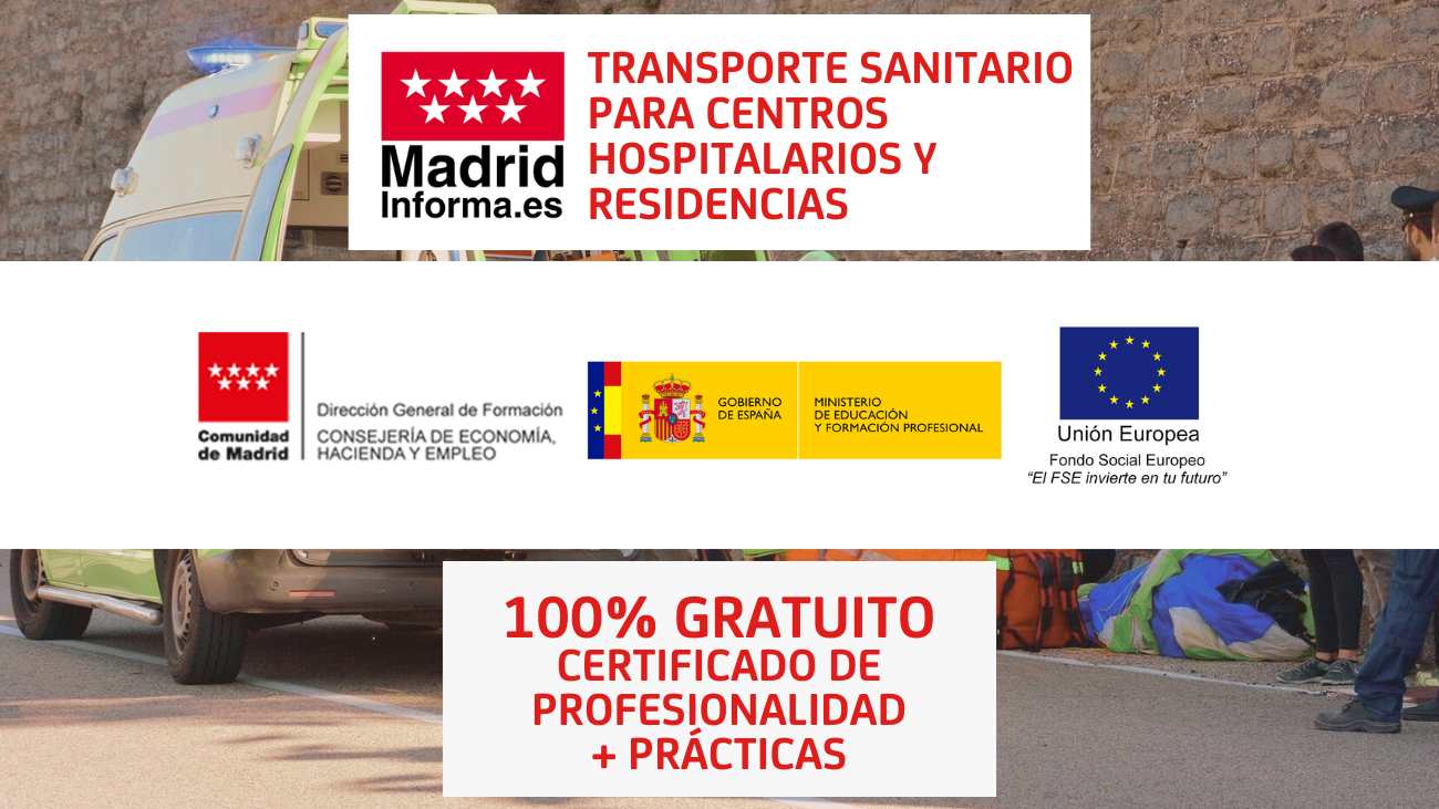 Curso transporte sanitario Madrid