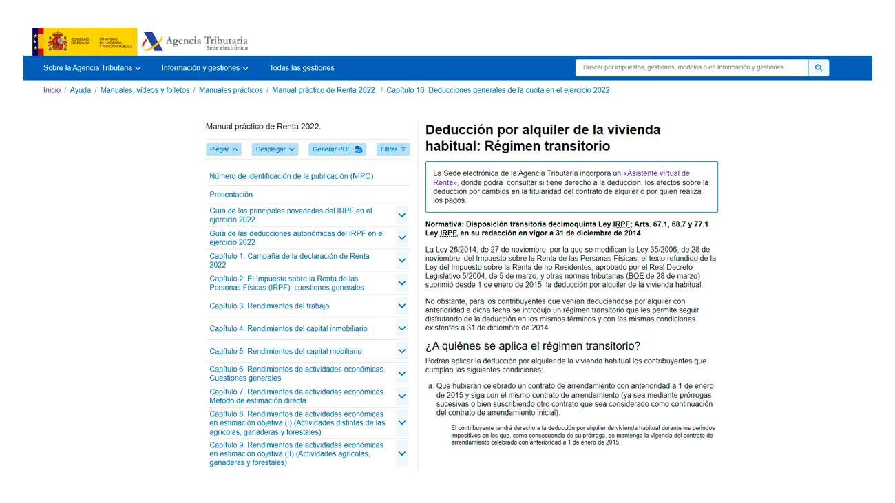 casilla 1043 declaración Renta