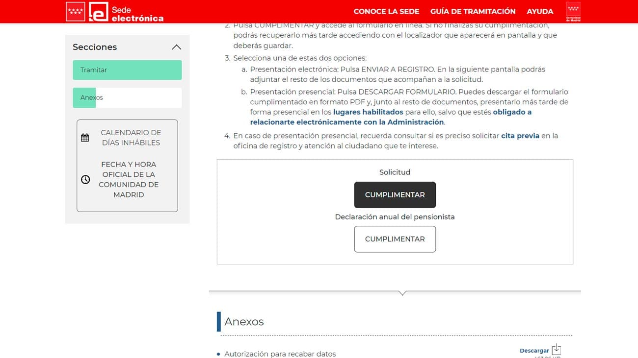 Pensión empleados/as del hogar