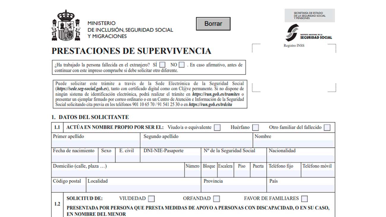 pensión de viudedad