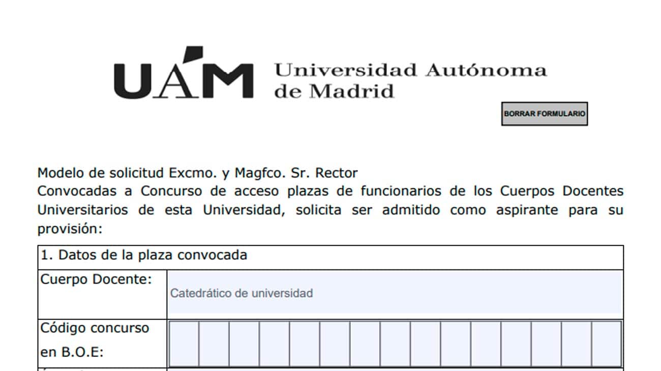 empleo público Universidad Autónoma de Madrid