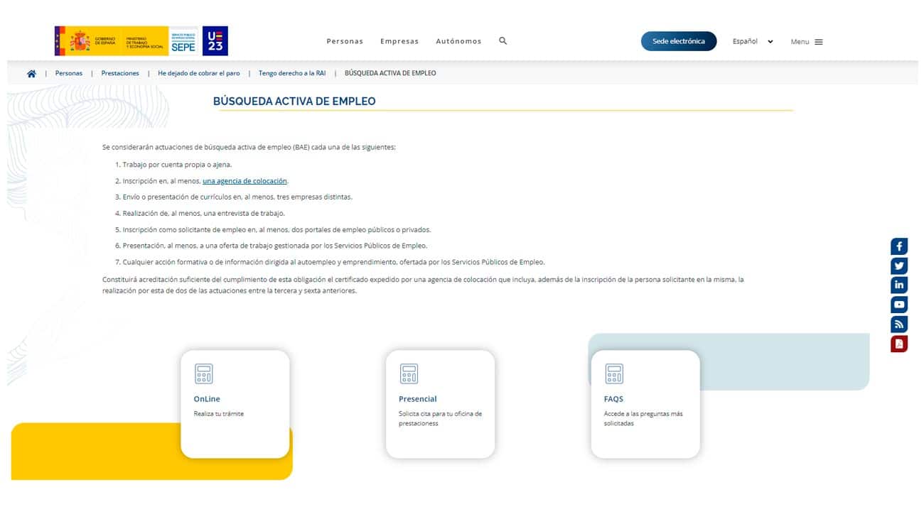 subsidio por desempleo