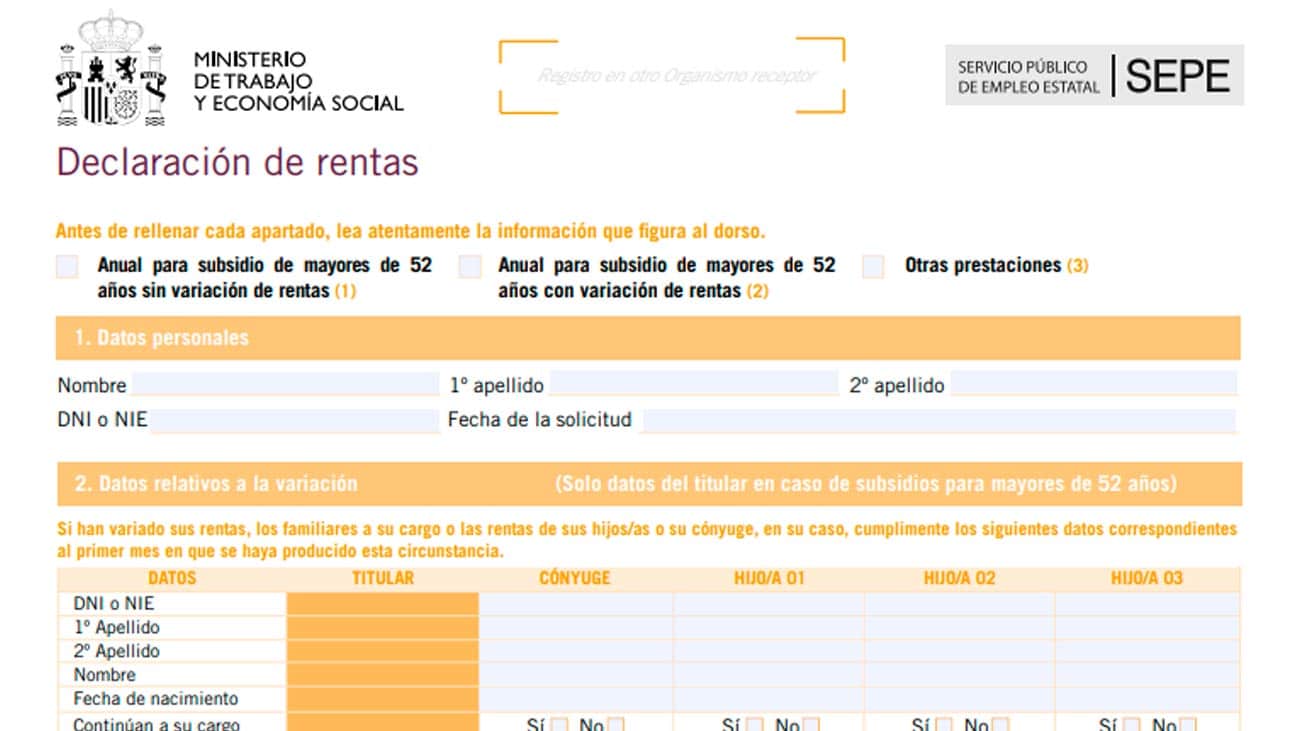 limite de ingresos subsidio para mayores 52 años