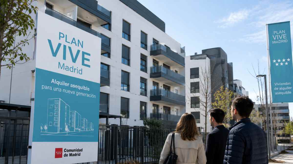 Viviendas del Plan Vive en Madrid destinadas al alquiler asequible