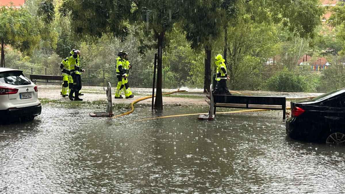 Aviso de la AEMET en Madrid.