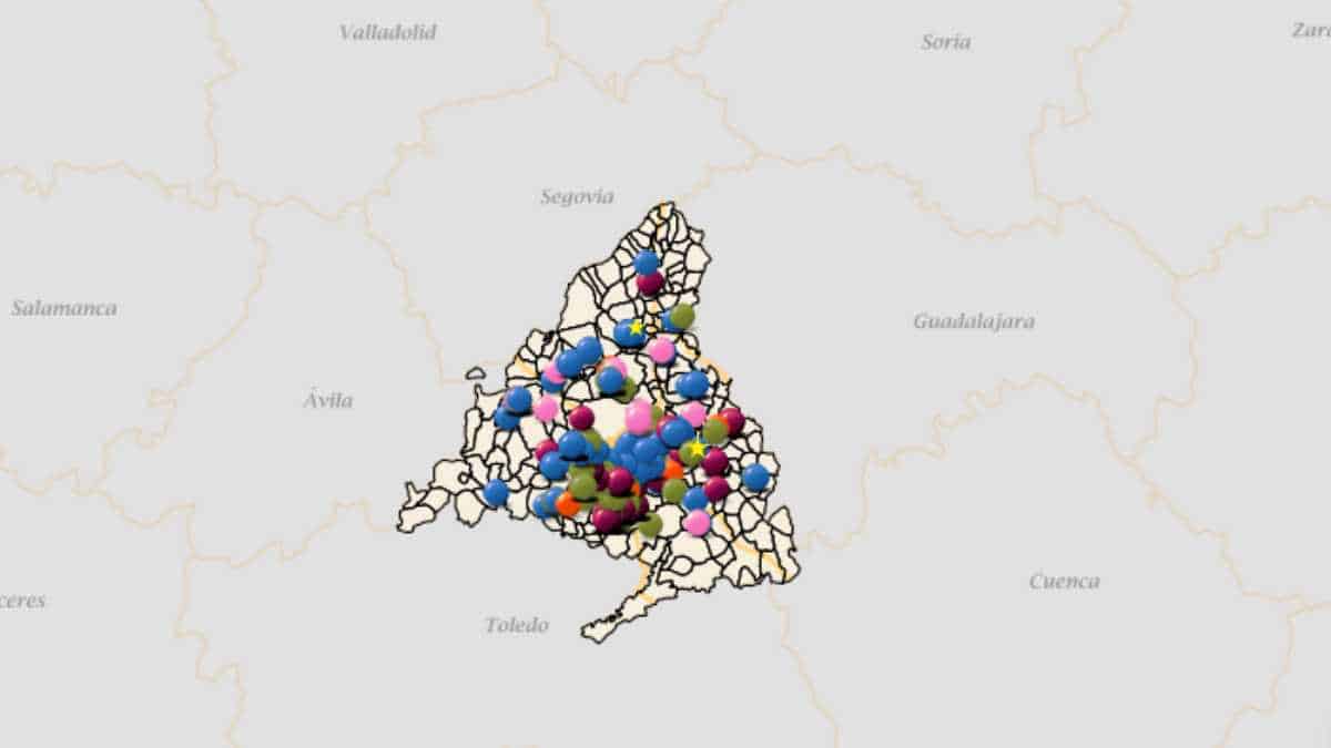 La herramienta de la Comunidad de Madrid que tiene las parcelas disponibles.