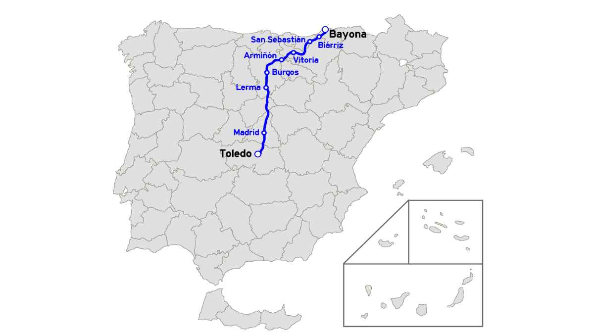 Cortes en la A-1.