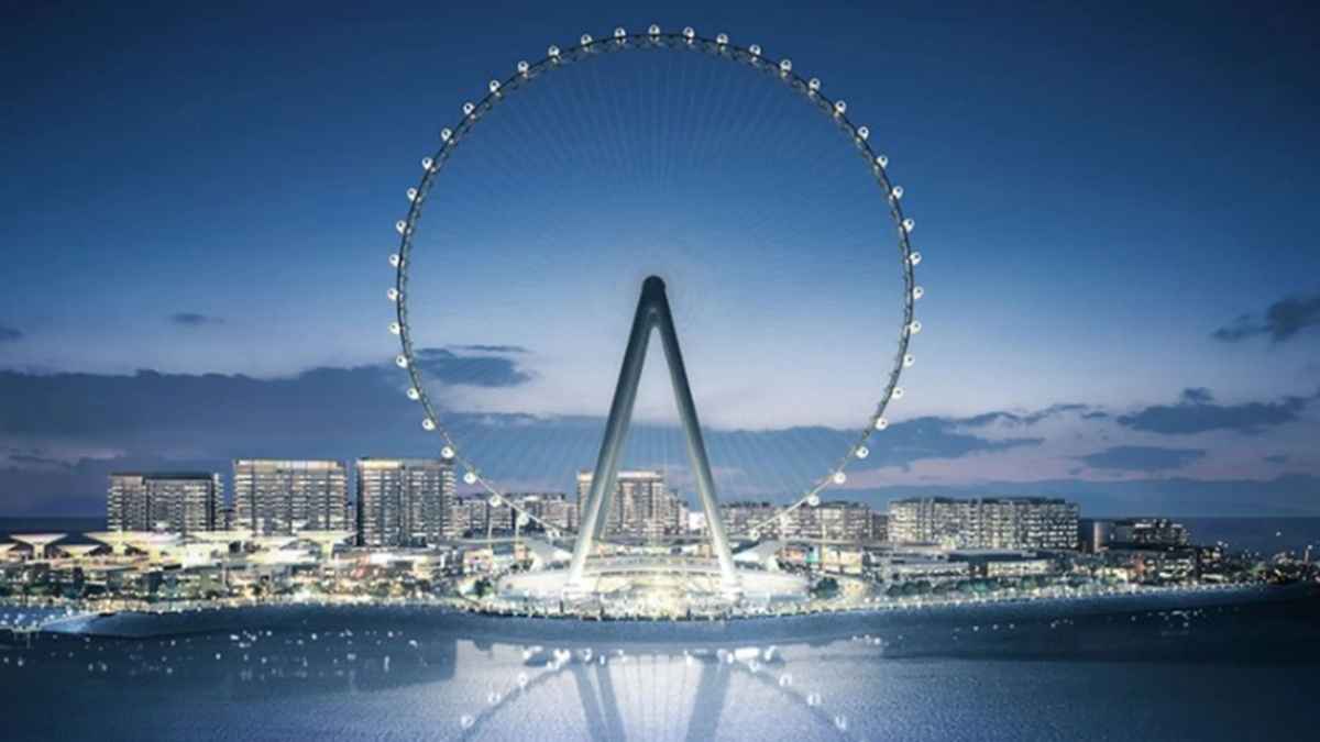 futura noria más alta del mundo de 264 m proyectada en el Parque Tierno Galván de Madrid.