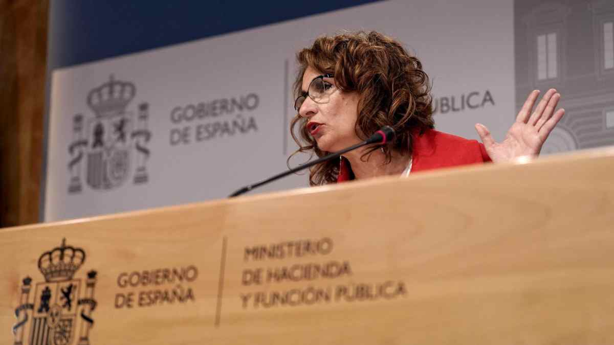 Rueda de prensa de la Ministra María Jesús Montero.