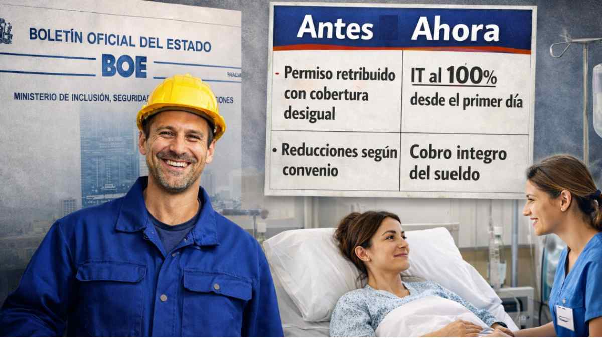 Donante vivo de órganos y paciente hospitalizada tras la aprobación del cobro íntegro del sueldo durante la baja laboral según el BOE