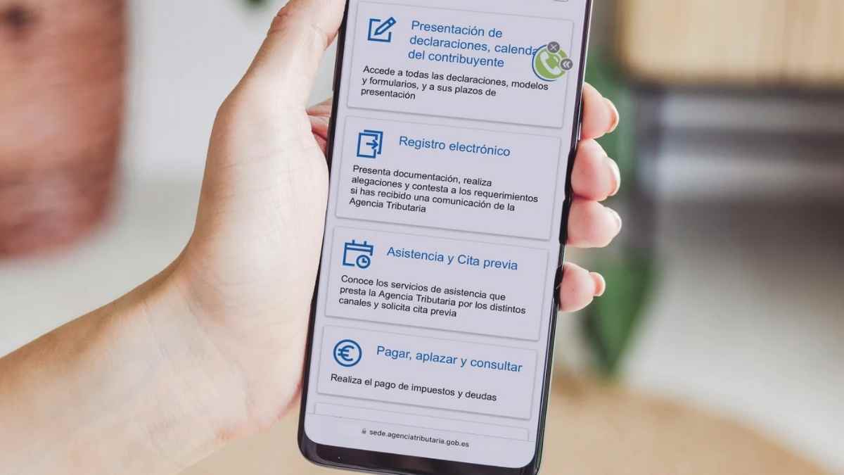 Presentación de la declaración de la Renta 2026 desde el móvil en la Agencia Tributaria