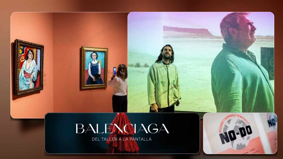 Exposiciones en Madrid en enero de 2026 con obras de Matisse, instalación de Oliver Laxe, vestidos de Balenciaga y archivo del NO-DO