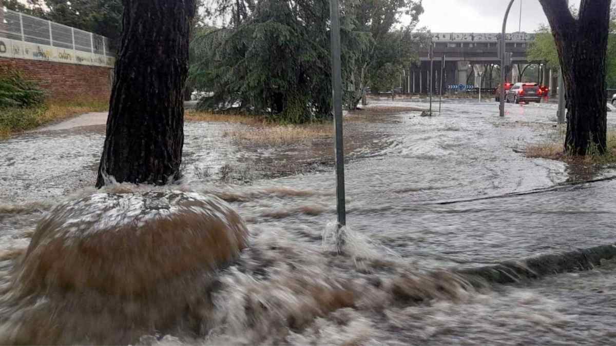 Aviso lluvias en Madrid