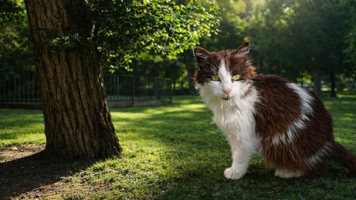 Gata Princesa en el Parque del Retiro de Madrid tras su desaparición