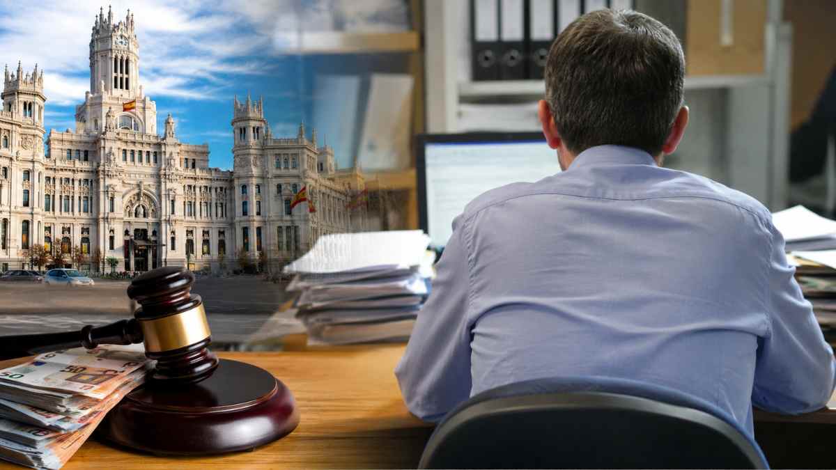 Trabajador interino en oficina tras sentencia de Madrid por 24 años de interinidad en fraude de ley