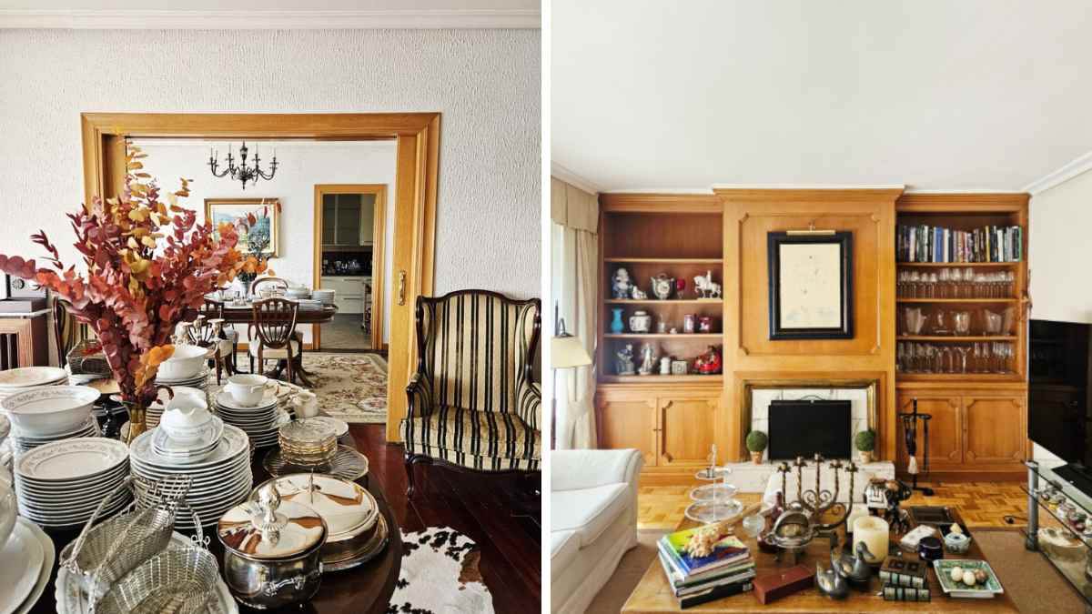 Mercadillo de muebles de segunda mano en Madrid con mobiliario clásico y objetos decorativos en vivienda