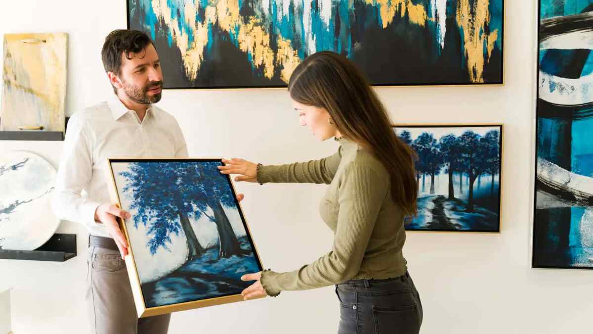 Compra de una obra de arte en una galería tras la rebaja del 100% del ITP en la Comunidad de Madrid