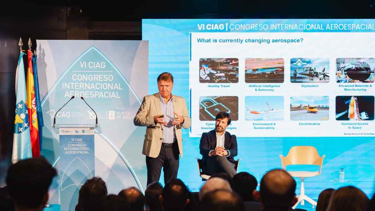 Congreso internacional aeroespacial en Madrid con ponencia sobre innovación y retos del sector espacial