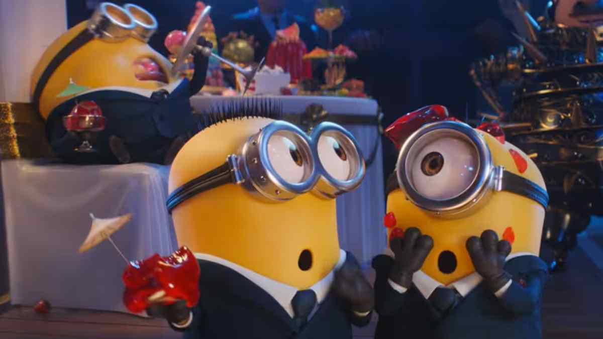 Casting de doblaje de Minions en la Plaza de Callao de Madrid para participar en la nueva película de Universal Pictures