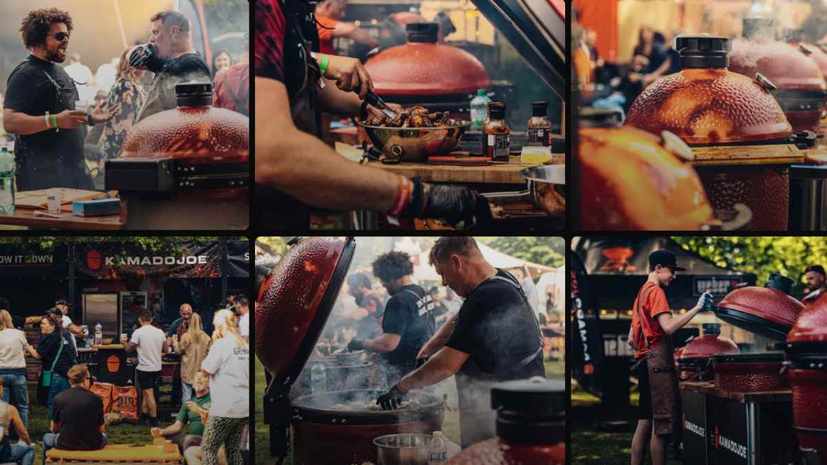Fire Master Festival en Madrid con parrillas Kamado Joe, cocineros y zona BBQ en Boadilla del Monte