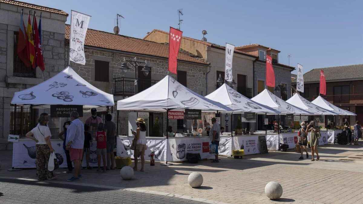 Mercado agroalimentario La Despensa de Madrid en Leganés con puestos de productores locales y productos artesanos