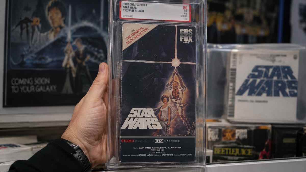 Copia sellada de Star Wars en VHS vendida por 114.000 dólares en una subasta de coleccionismo