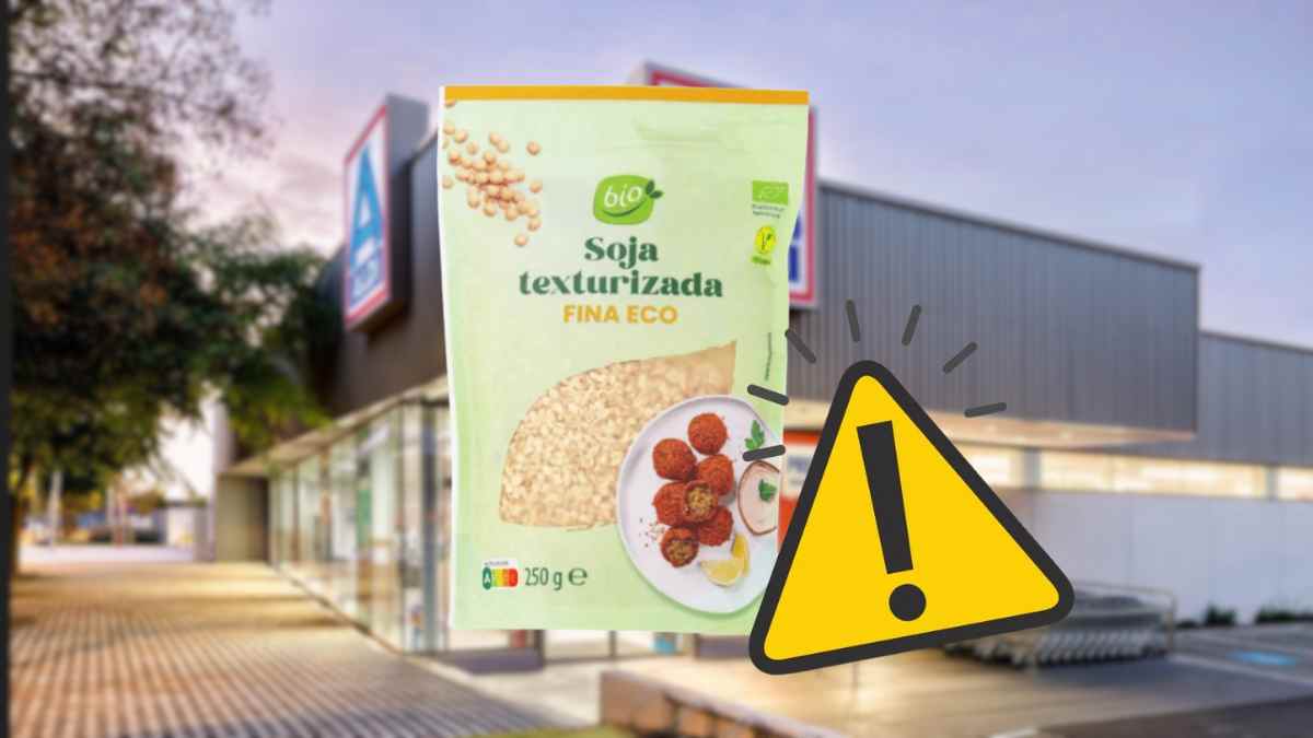 Soja texturizada fina ecológica de la marca Bio retirada por Aldi por posible presencia de piedras en varios lotes