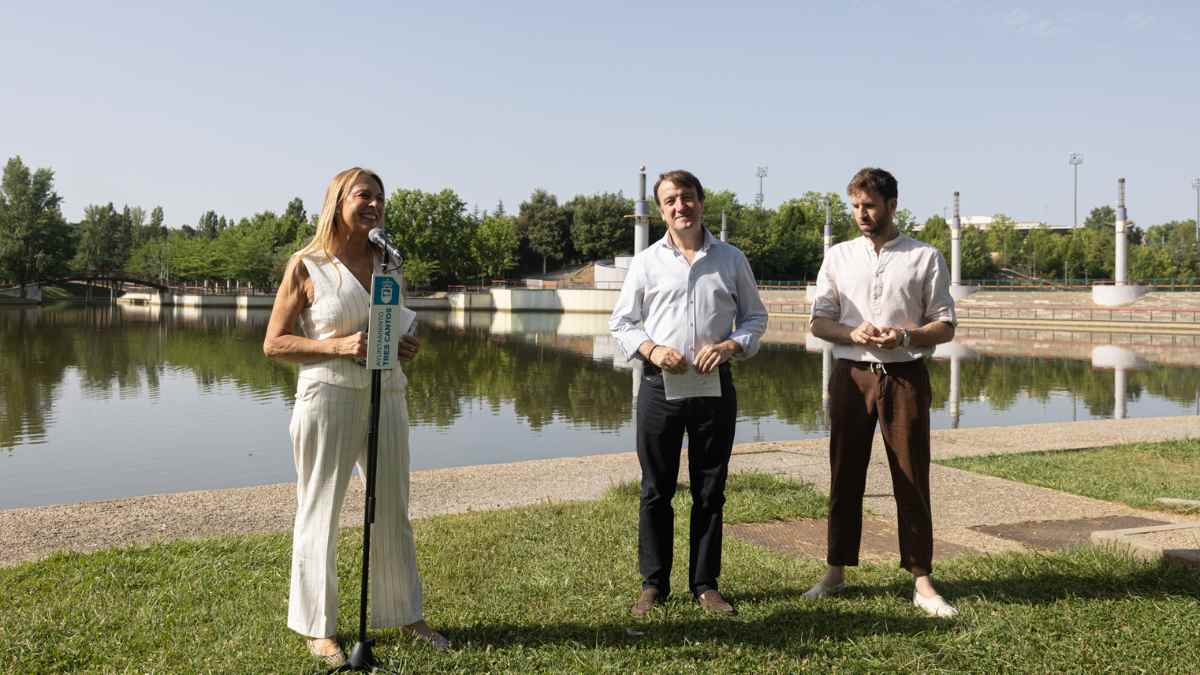 Presentación de Las Veladas del Lago 2025 en el Parque Central de Tres Cantos, donde se celebrarán conciertos gratis este verano.