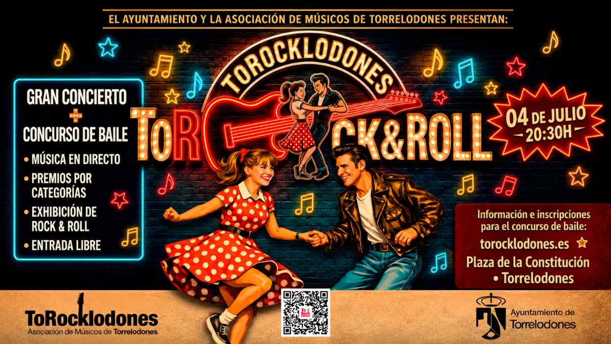 Concurso de baile Rock & Roll de ToRocklodones durante la American Party de Torrelodones con música en directo y entrada libre