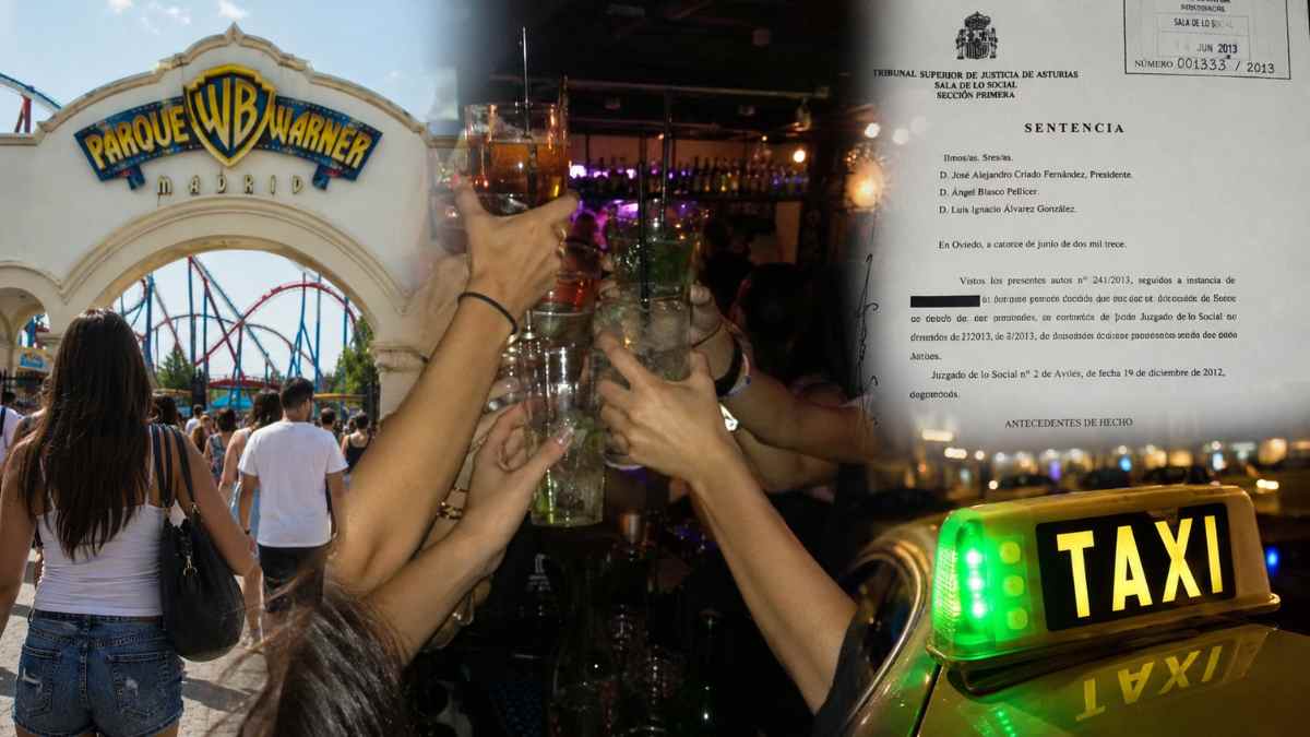 Despido procedente de una camarera de baja por contractura cervical tras viajar al Parque Warner y salir de fiesta durante la incapacidad temporal.