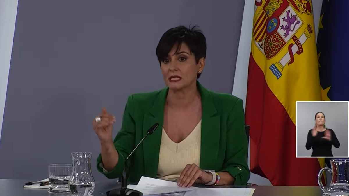 Isabel Rodríguez durante una comparecencia sobre Casa 47 y los nuevos alquileres asequibles de vivienda pública
