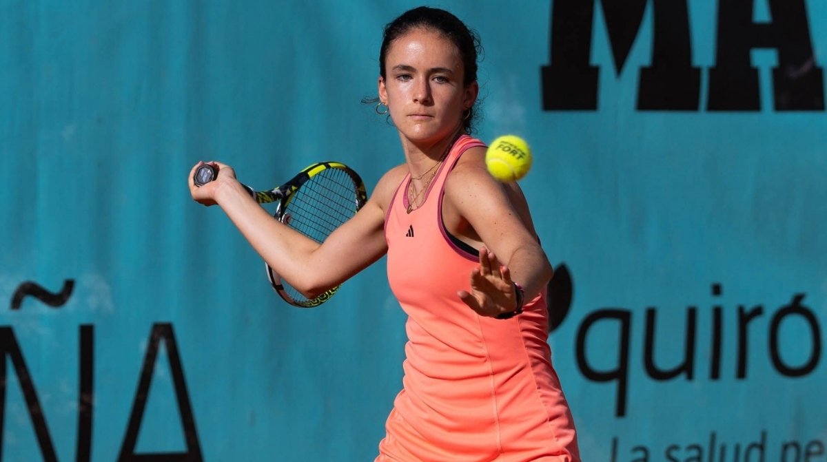 Tenista durante un partido del Mutua Madrid Open Sub-16, circuito que ya tiene calendario para la temporada 2026-2027