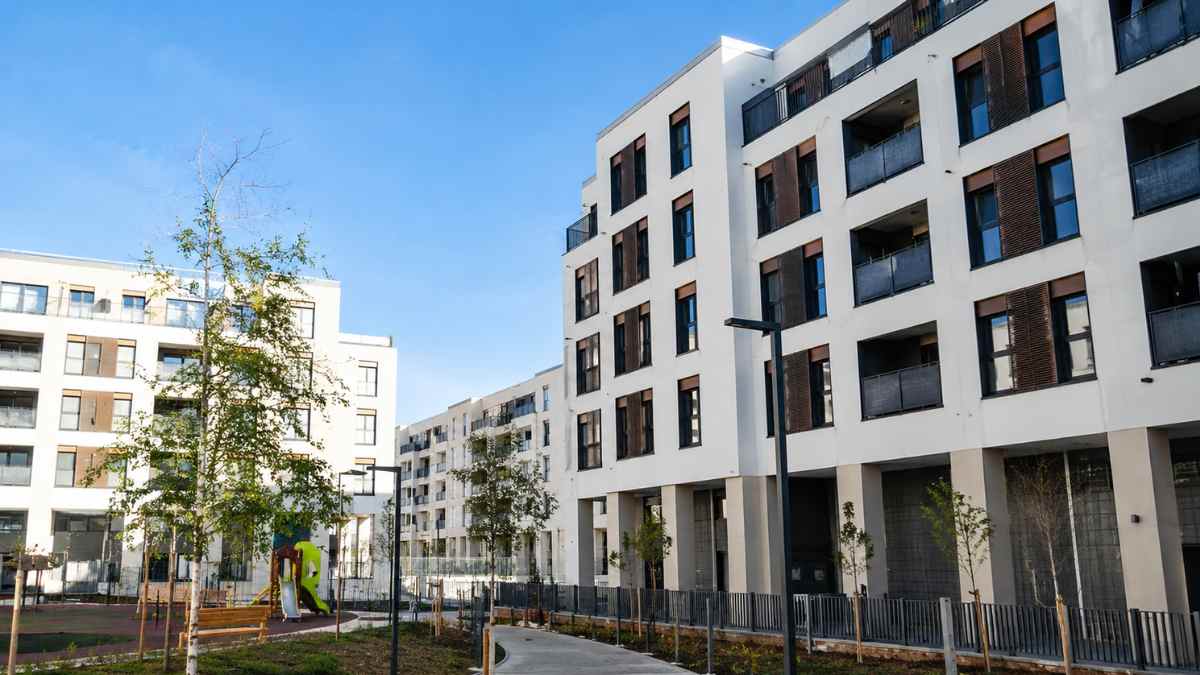 Viviendas de alquiler asequible de la EMVS Madrid en una promoción residencial de nueva construcción