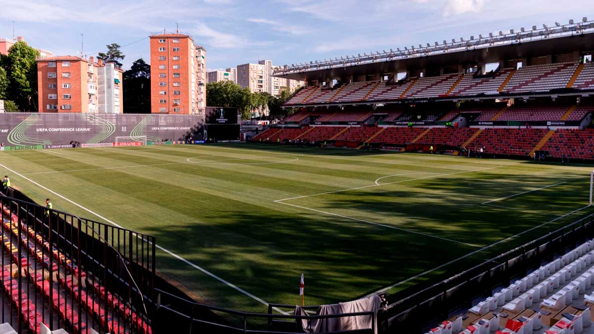 Vista del Estadio de Vallecas tras la retirada de la concesión, impacto en el Rayo Vallecano
