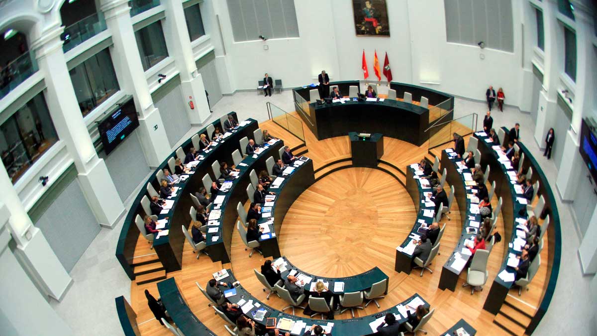 Pleno del Ayuntamiento de Madrid debatiendo la tasa turística en el hemiciclo
