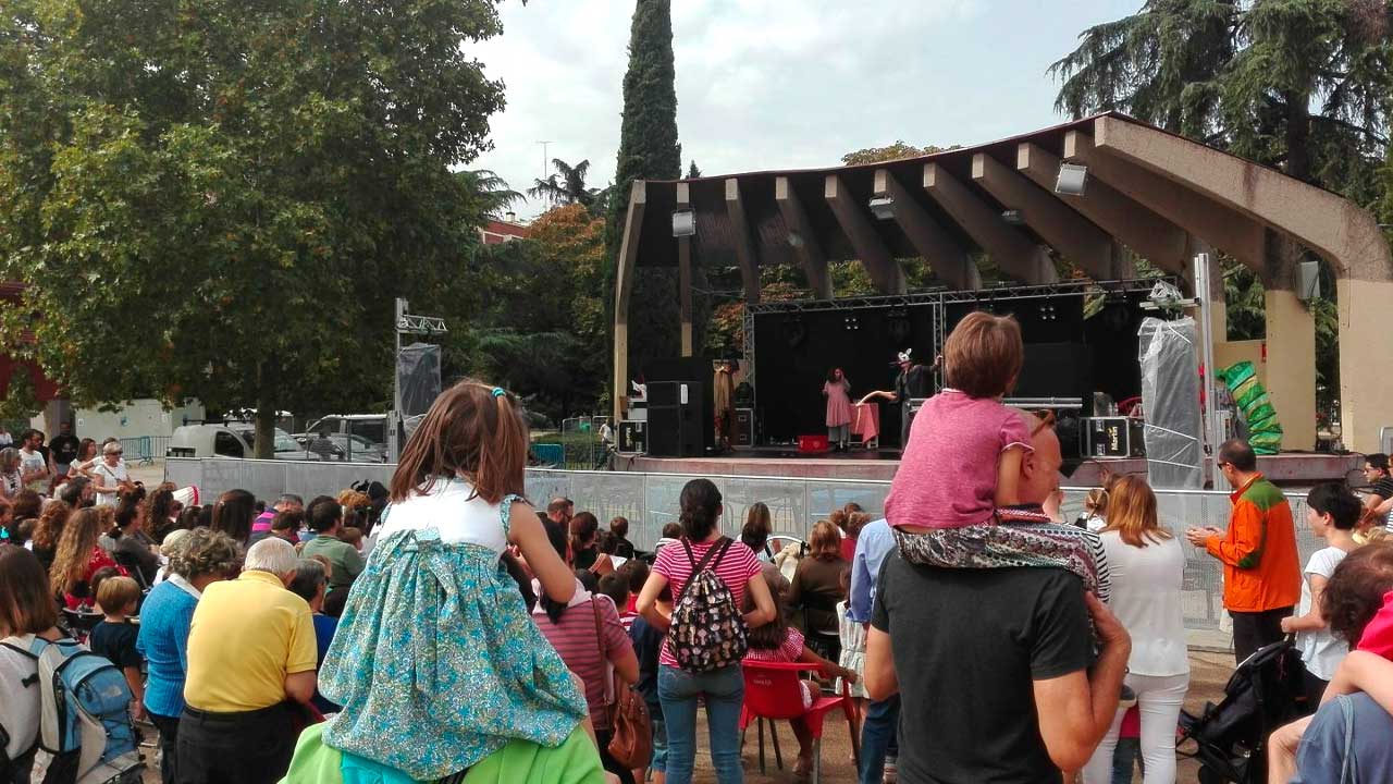 Fiestas de San Miguel de Chamartín en el parque de Berlín de Madrid