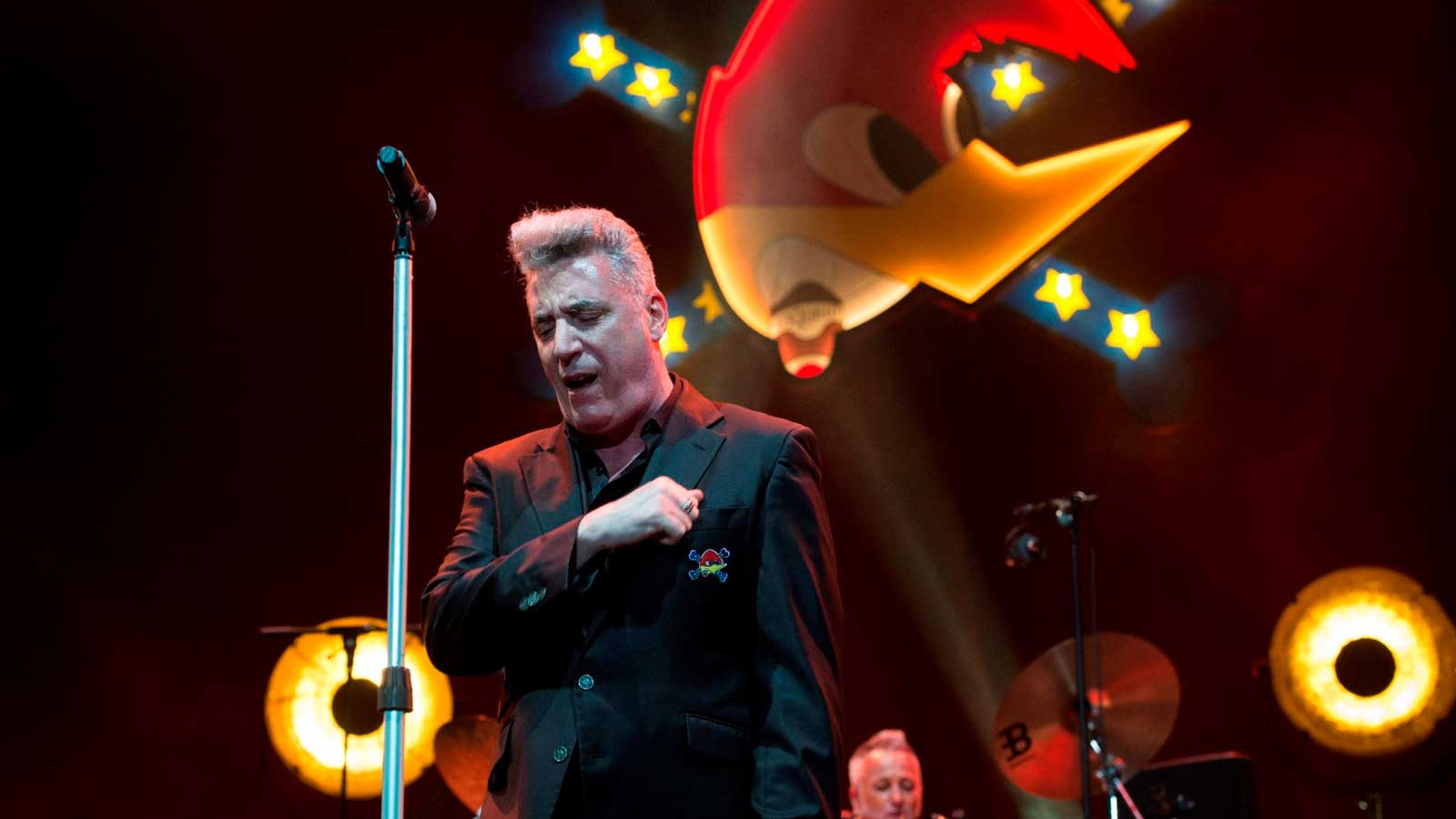 Loquillo durante un concierto antes de su actuación en las fiestas de Boadilla 2026