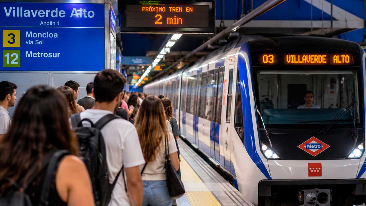 Metro de Madrid reforzado en Villaverde por los conciertos de Shakira