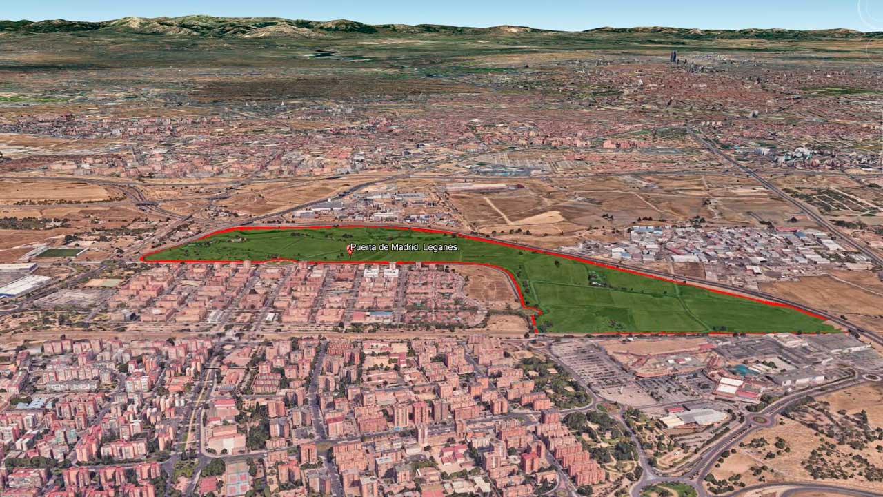 Proyecto Puerta de Madrid en Leganés donde se construirán alrededor de 4.000 viviendas