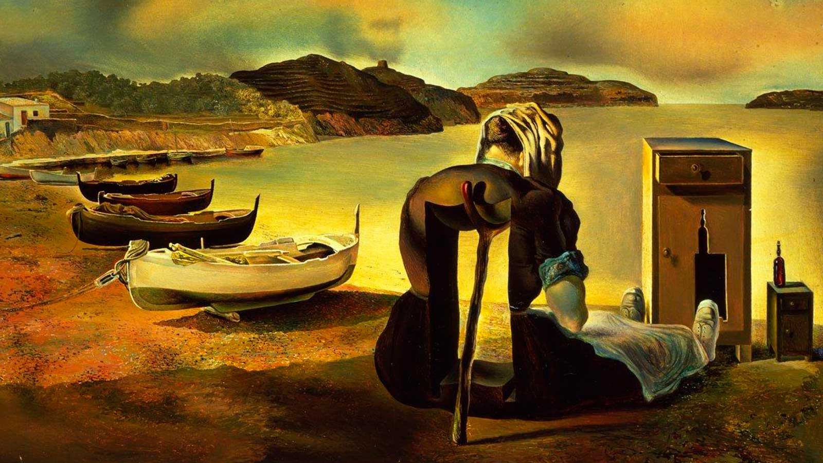 Exposición El universo freudiano de Dalí en el Museo Thyssen de Madrid.