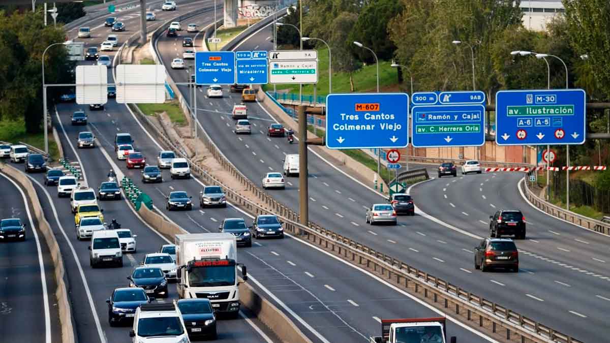 Multa por circular por Madrid