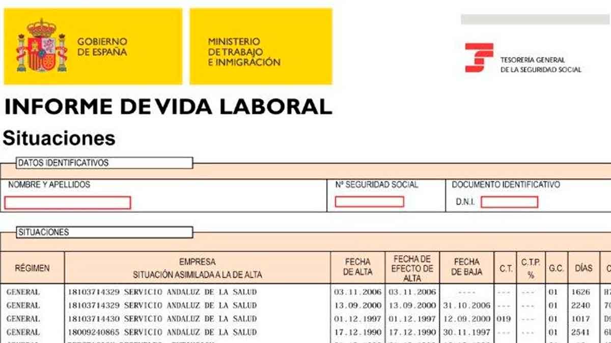 Vida laboral